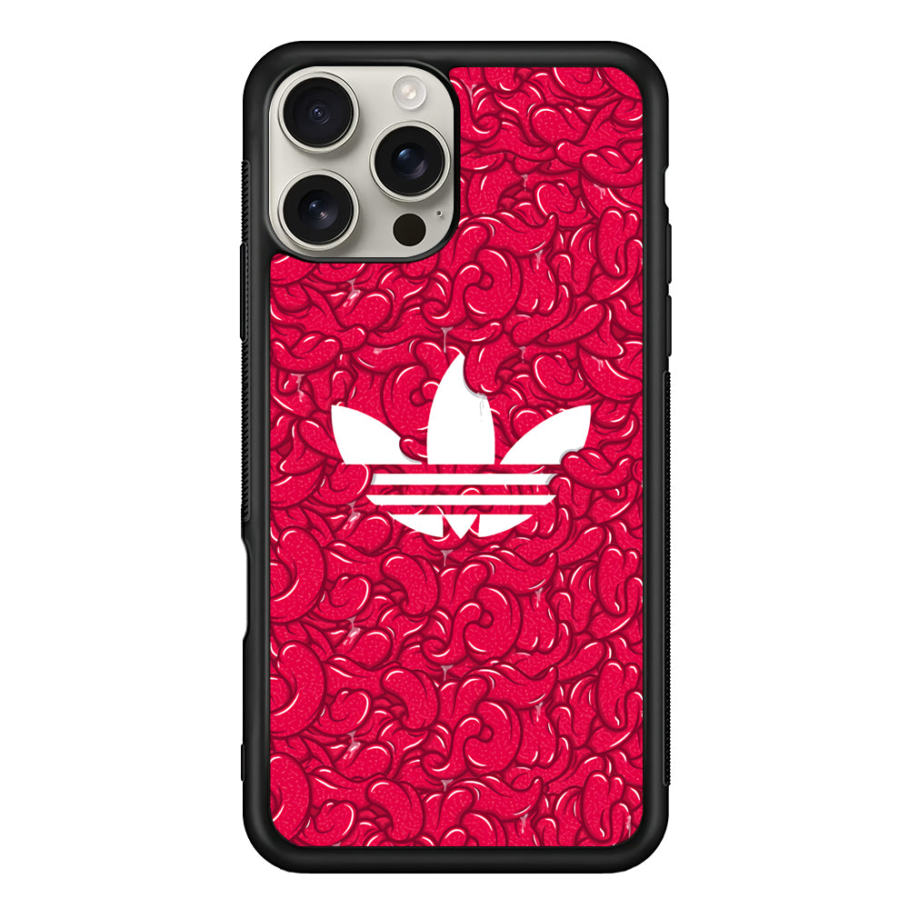 Adidas Red Tongue iPhone 16 Pro Max Case | Durable Everyday Protective Cover