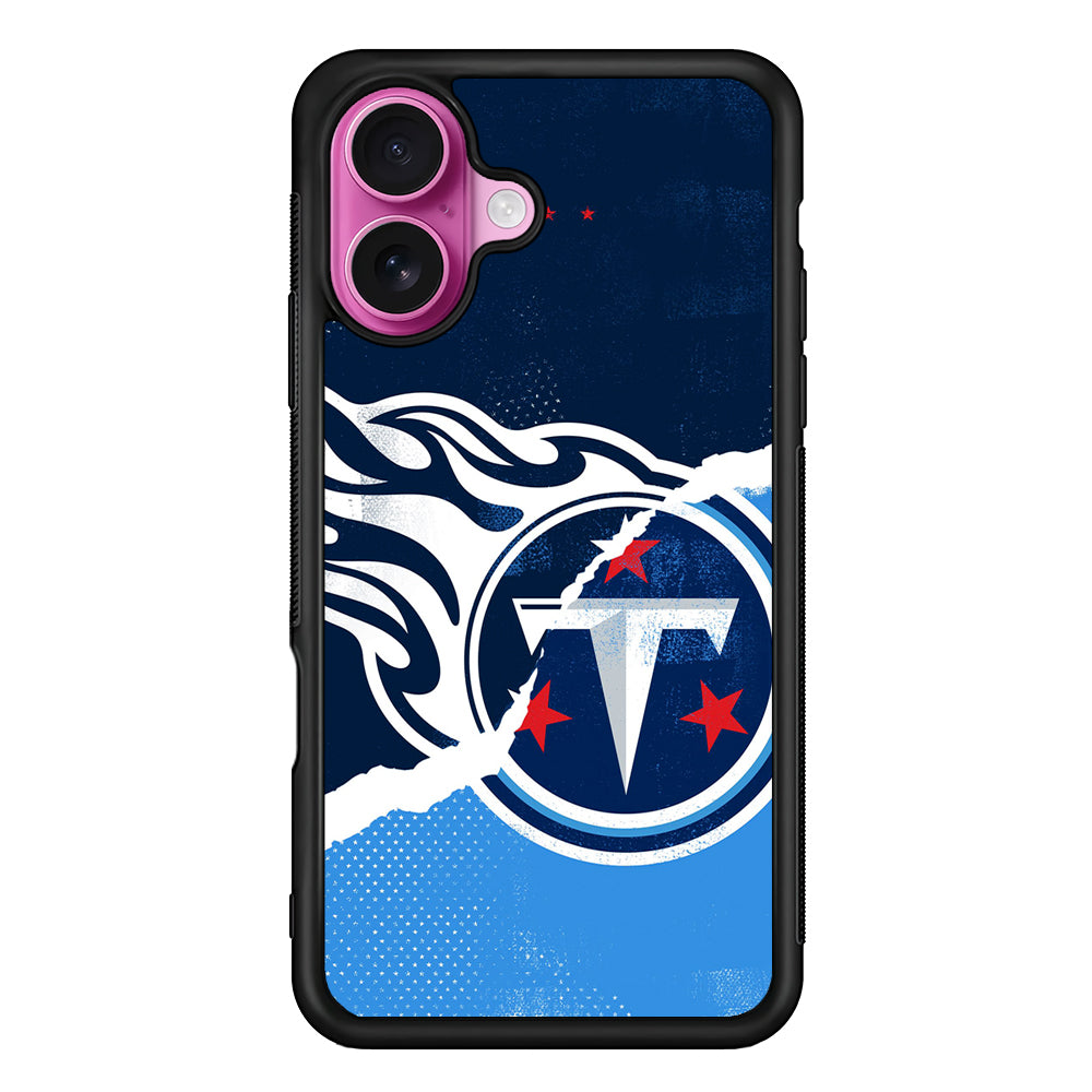 Tennessee Titans Logo iPhone 17 Case | Slim Protective Rubber Phone Cover
