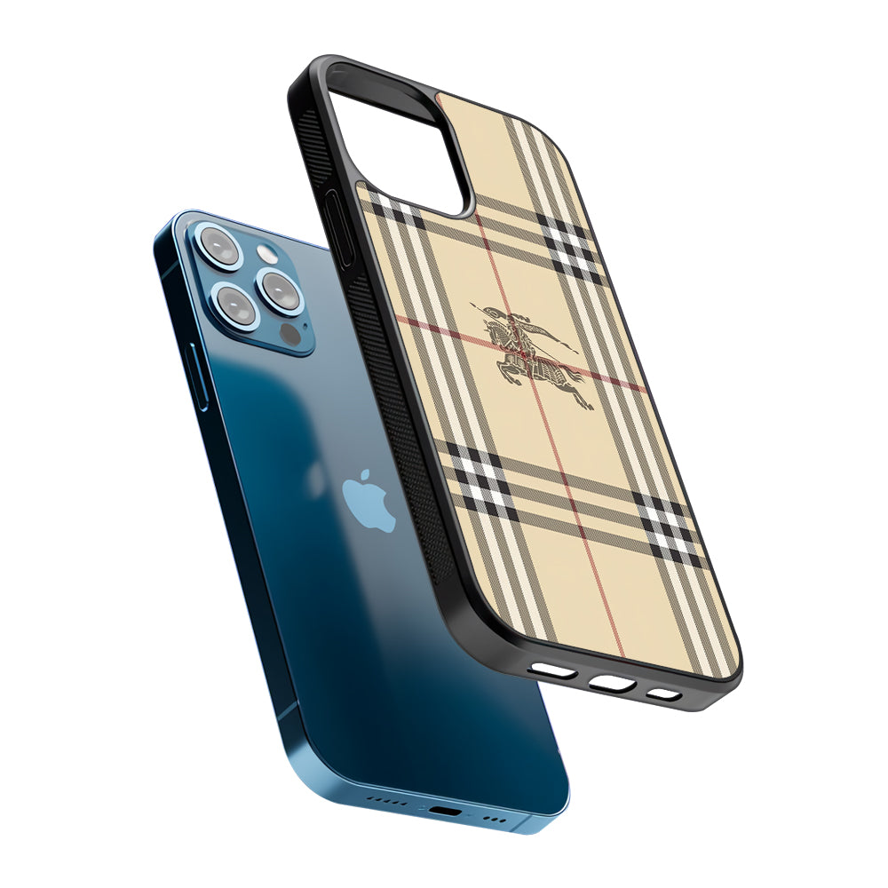 Burberry Latte Cream 2D Rubber Phone Case | Durable Phone Case