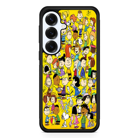 The Charlie Brown and Friends Peanuts Samsung Galaxy S25 Plus Case | Slim Rubber Cover for Samsung Galaxy S25 Plus