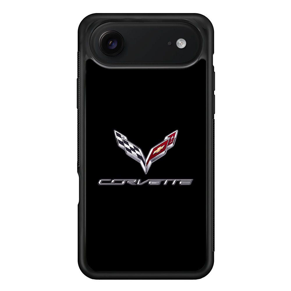 Chevrolet Corvette Logo Black iPhone 17 Air Case | Slim Rubber Case for iPhone 17 Air