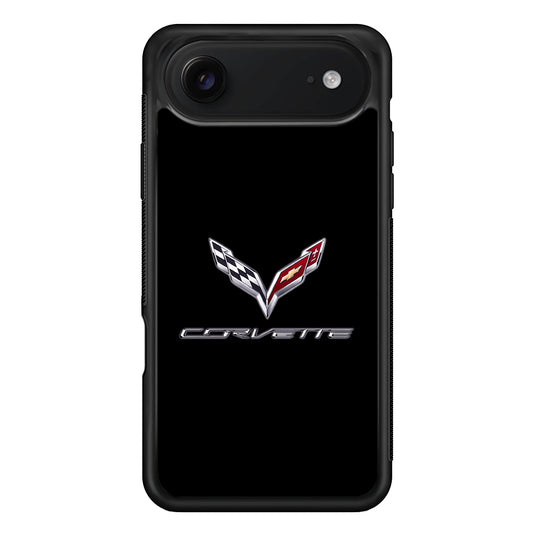 Chevrolet Corvette Logo Black iPhone 17 Air Case | Slim Rubber Case for iPhone 17 Air