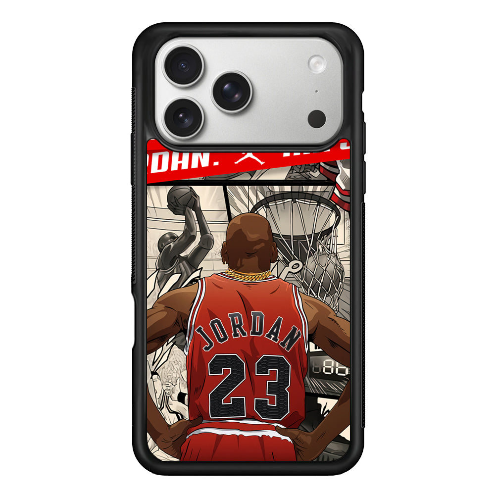 Air Jordan Looking at Victory iPhone 17 Pro Case | Slim Protective Case for iPhone 17 Pro