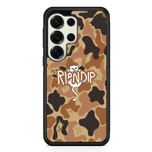 Rip N Dip Brown Camo Samsung Galaxy S25 Ultra Case | Slim Rubber Case for Samsung Galaxy S25 Ultra