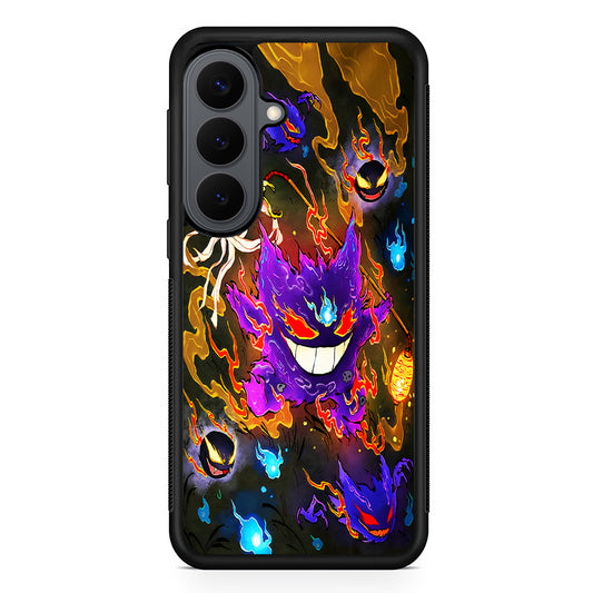 Pokemon Gengar Evolution Samsung Galaxy S26 Plus Case | Slim Rubber Case for Samsung Galaxy S26 Plus