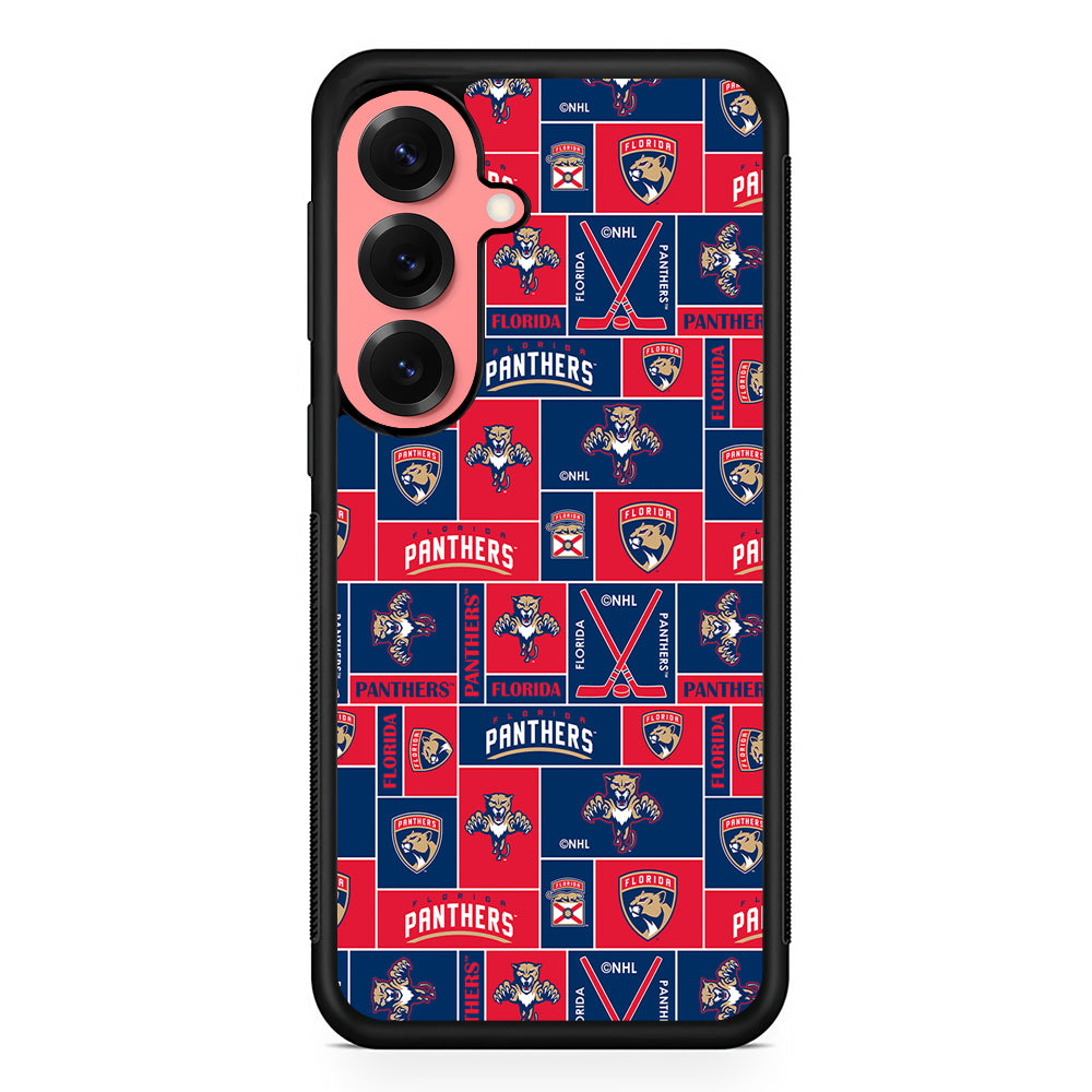 Florida Panthers Pattern Samsung Galaxy S25 Case | Protective Case for Samsung Galaxy S25