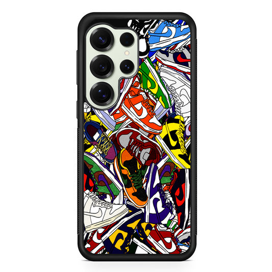 Cartoon Sneaker Nike Samsung Galaxy S25 Ultra Case | Durable Rubber Case for Samsung Galaxy S25 Ultra