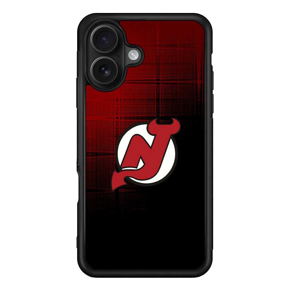 New Jersey Devils Logo iPhone 16 Case - Oxvistore