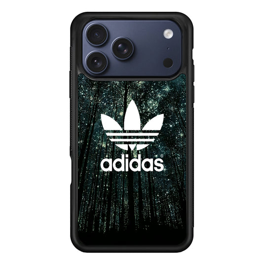 Adidas Logo Night Forest iPhone 17 Pro Max Case | Durable Rubber Case for iPhone 17 Pro Max