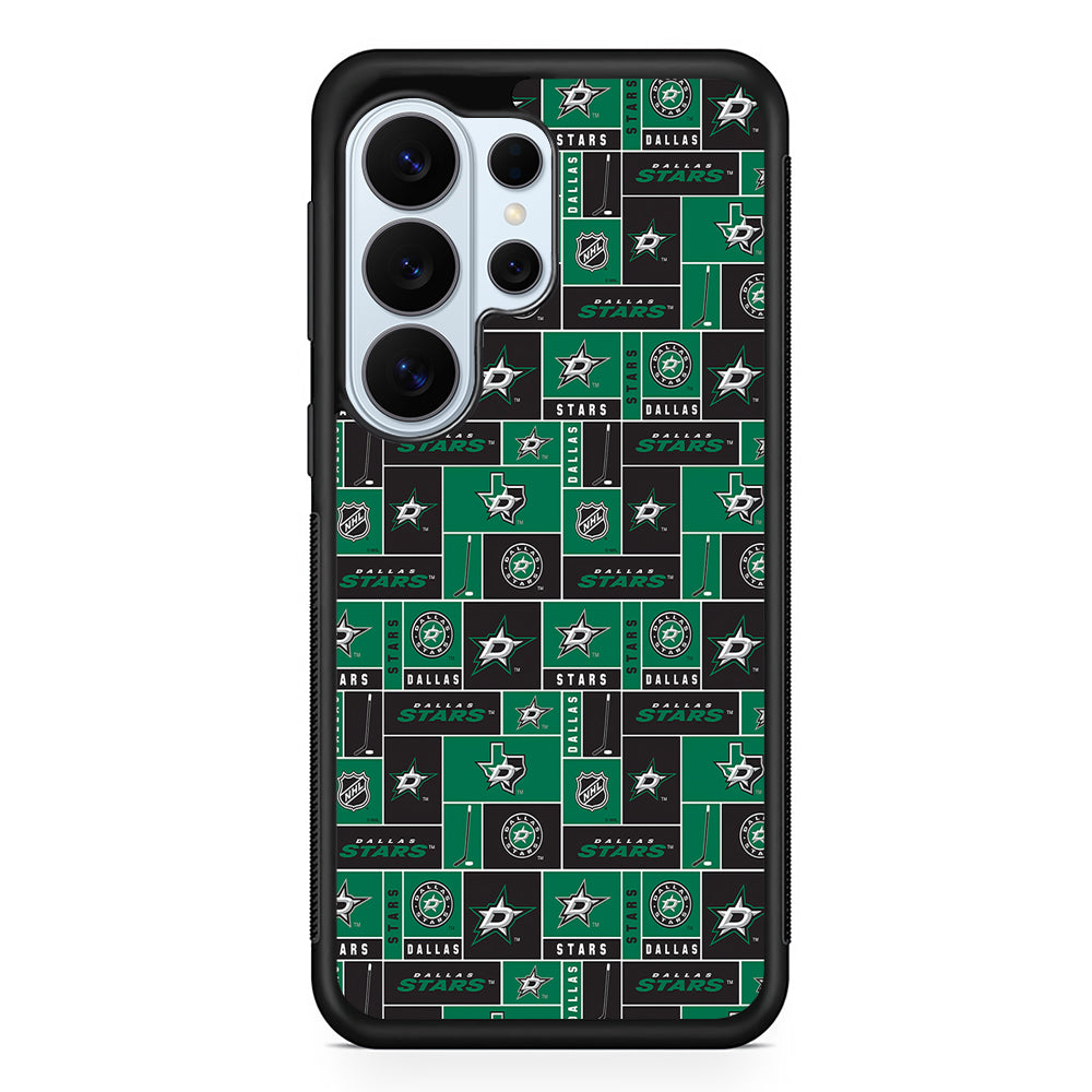 Dallas Stars Pattern Samsung Galaxy S26 Ultra Case | Protective Phone Cover