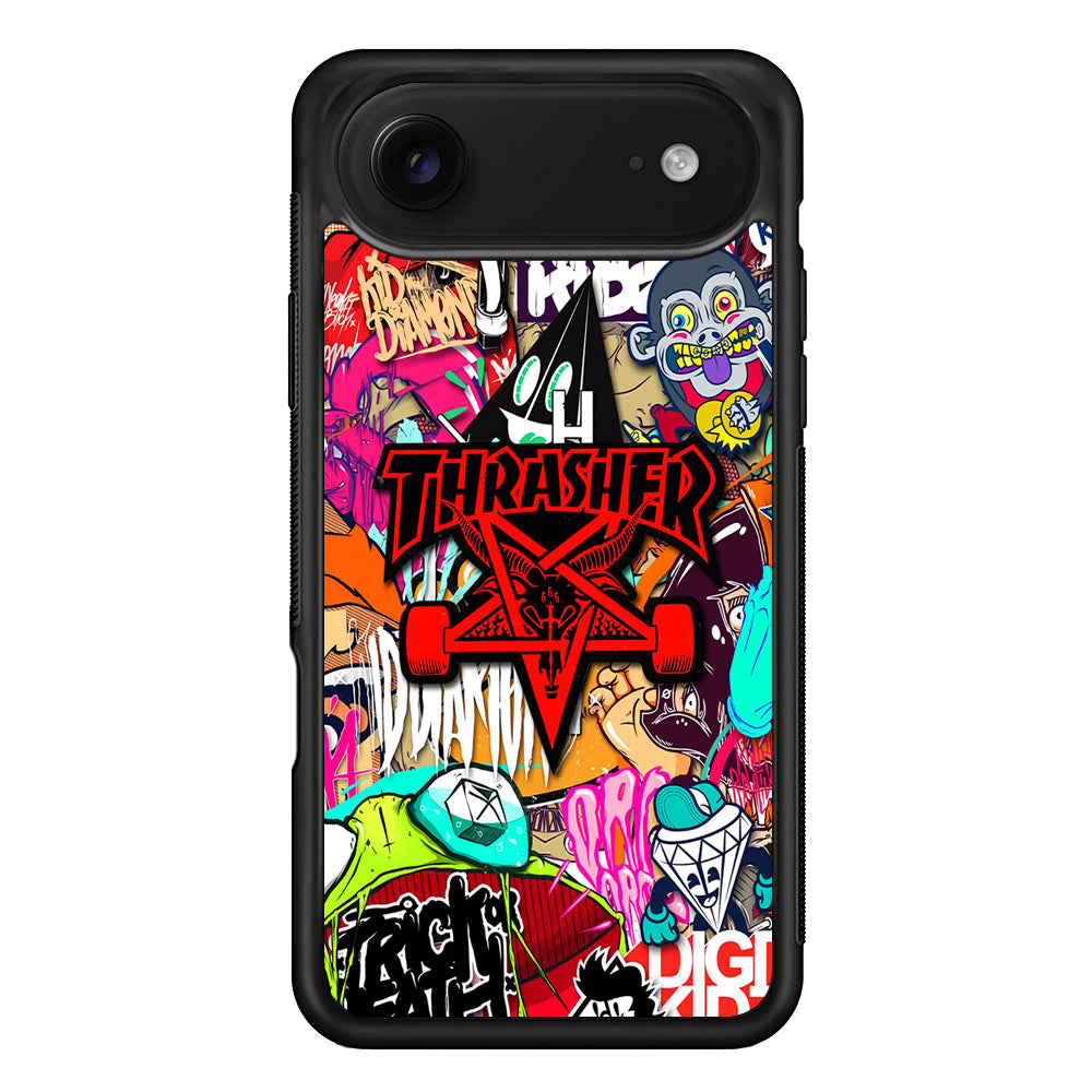 Thrasher Gang Assembly iPhone 17 Air Case | Slim Rubber Case for iPhone 17 Air