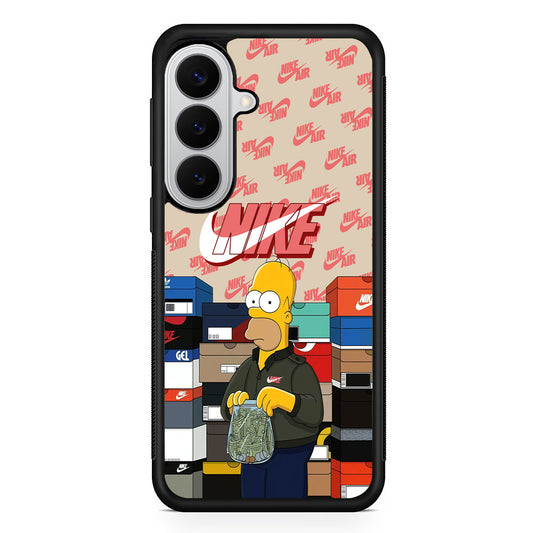 Nike Homer Spend Money Samsung Galaxy S26 Case | Slim Samsung Galaxy S26 Rubber Case