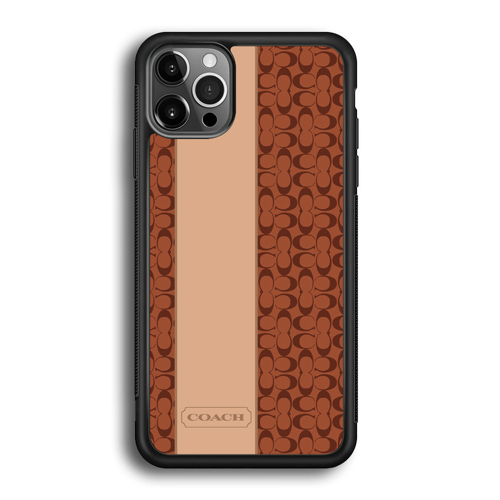 Coach Grand Line iPhone 12 Pro Max Case | Slim Rubber Case for iPhone 12 Pro Max