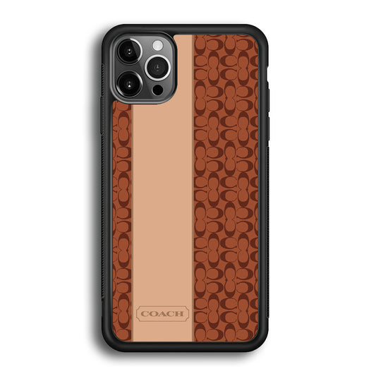 Coach Grand Line iPhone 12 Pro Max Case | Slim Rubber Case for iPhone 12 Pro Max
