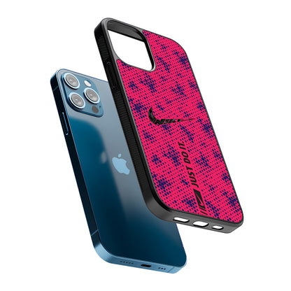 Nike Blue Honeycomb 2D Rubber Phone Case | Slim Protective Phone Case