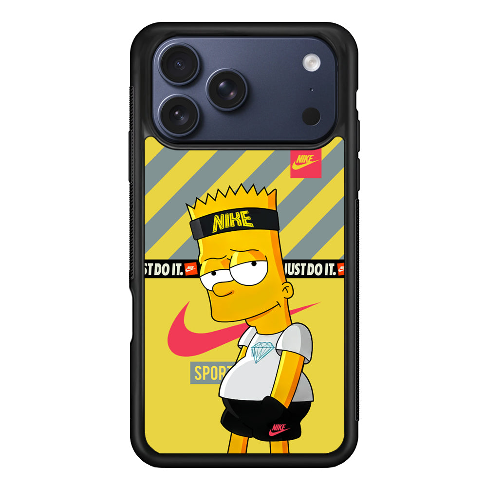 Nike Chill Bart iPhone 17 Pro Max Case | Durable Rubber Case for iPhone 17 Pro Max