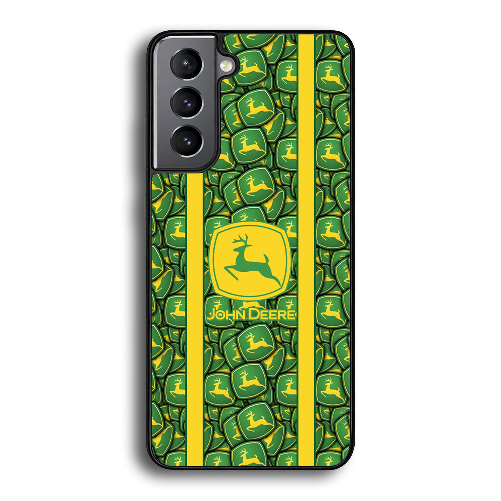 John Deere Emblem Dump Samsung Galaxy S21 Case | Slim Rubber Case for Samsung Galaxy S21