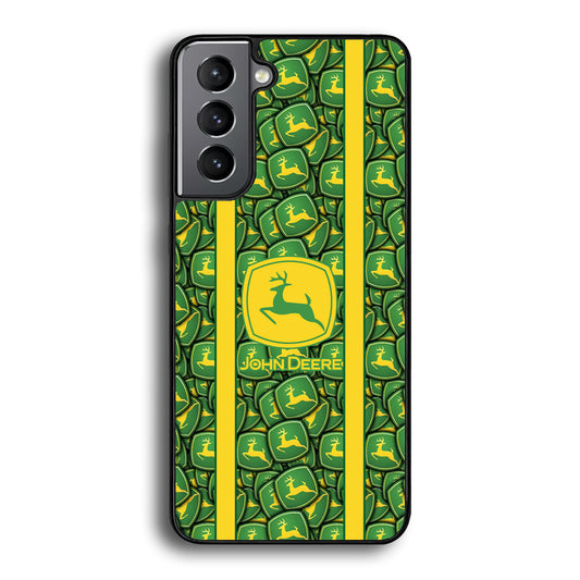 John Deere Emblem Dump Samsung Galaxy S21 Case | Slim Rubber Case for Samsung Galaxy S21