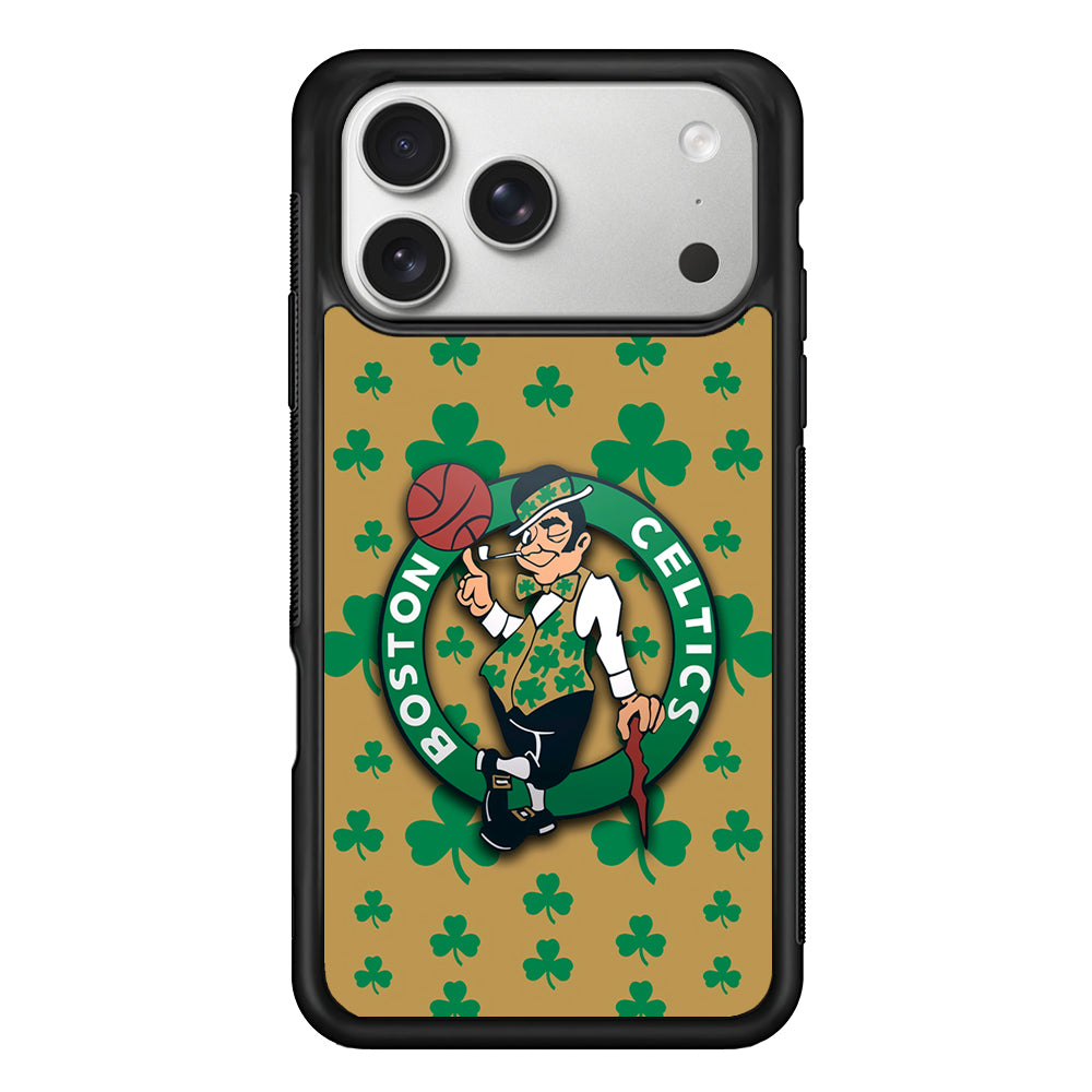 Boston Celtics Logo iPhone 17 Pro Case | Slim Rubber Case for iPhone 17 Pro