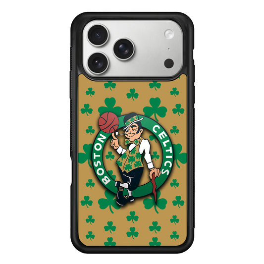 Boston Celtics Logo iPhone 17 Pro Case | Slim Rubber Case for iPhone 17 Pro