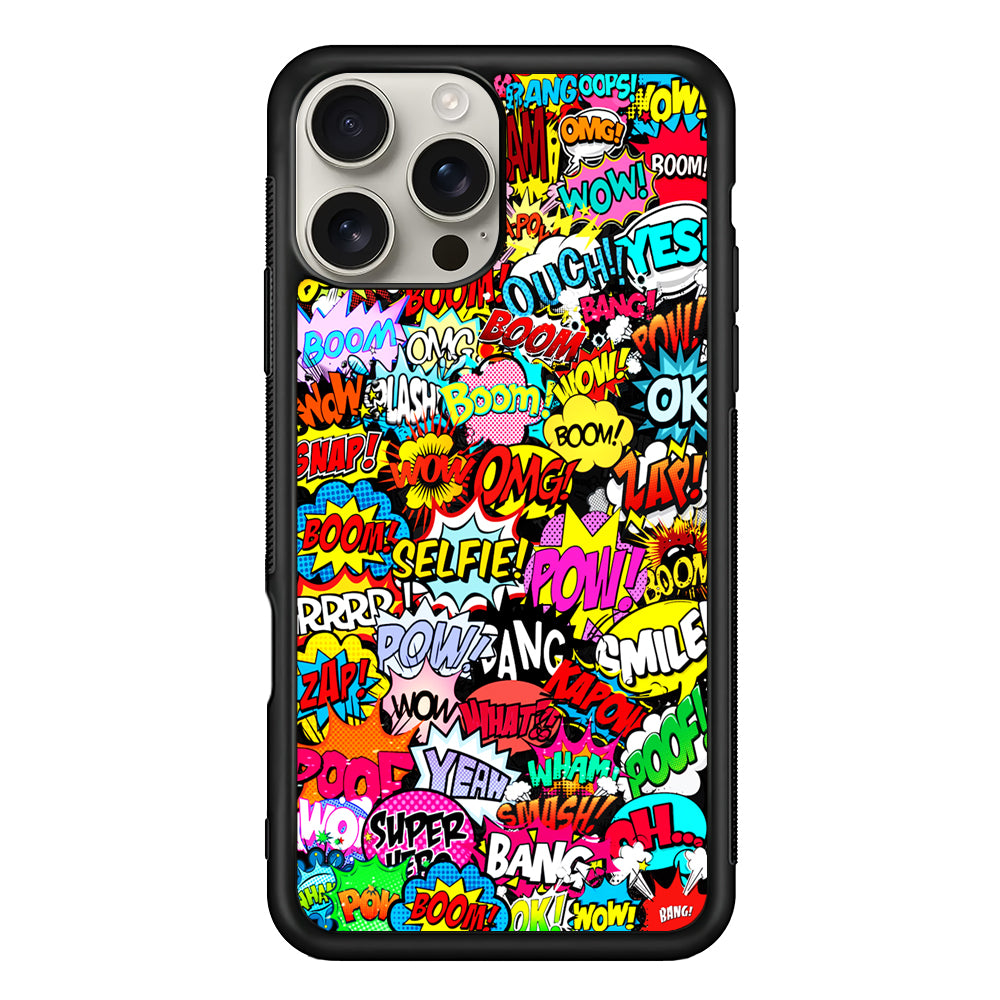 Comic Pop Art Collection iPhone 16 Pro Max Case | Stylish Protective Case for iPhone 16 Pro Max