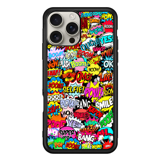 Comic Pop Art Collection iPhone 16 Pro Max Case | Stylish Protective Case for iPhone 16 Pro Max
