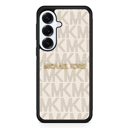 Michael Kors White Pattern Samsung Galaxy S25 Plus Case | Slim Rubber Case for Samsung Galaxy S25 Plus