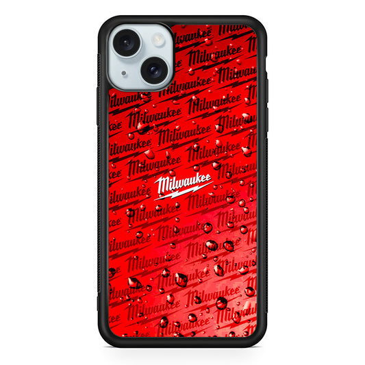 Milwaukee Tool Water Droplet iPhone 14 Case | Slim Rubber Case for iPhone 14