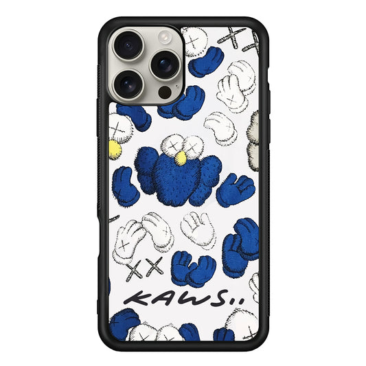 Kaws Hand Cheers iPhone 16 Pro Max Case | Slim Rubber Case for iPhone 16 Pro Max