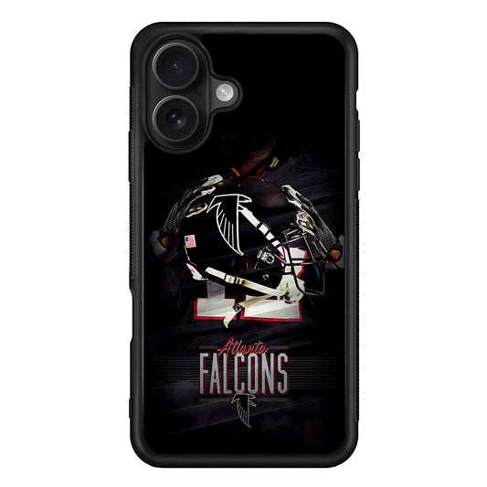 Atlanta Falcons Helmet iPhone 16 Case - Oxvistore