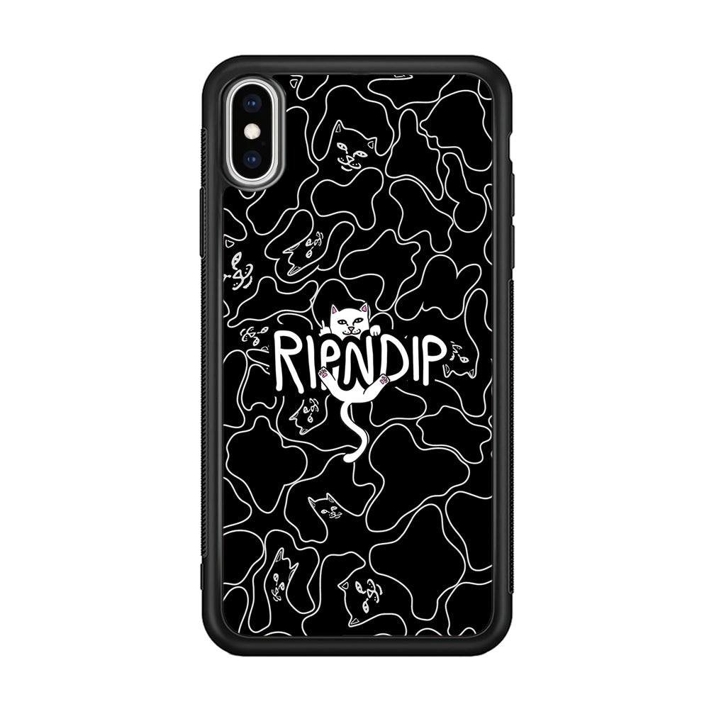 Rip N Dip Black Camo iPhone Xs Max Case | Slim Rubber Case for iPhone Xs Max