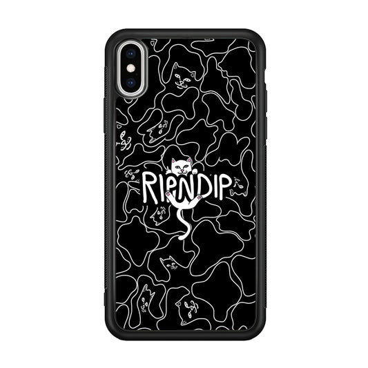 Rip N Dip Black Camo iPhone Xs Max Case | Slim Rubber Case for iPhone Xs Max