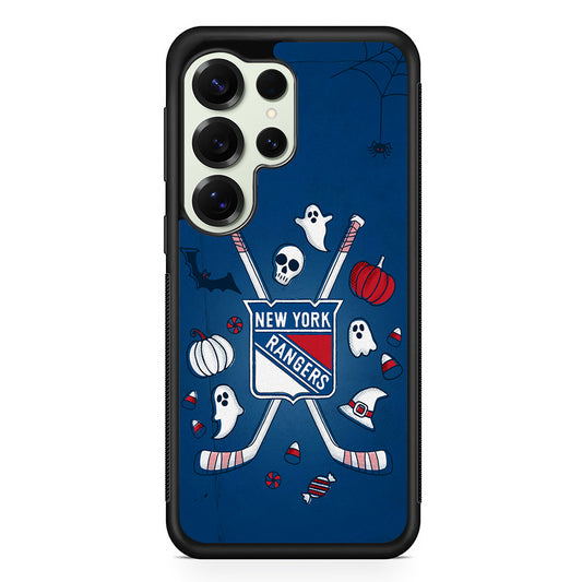 New York Rangers Logo Samsung Galaxy S25 Ultra Case | Durable Rubber Case for Samsung Galaxy S25 Ultra