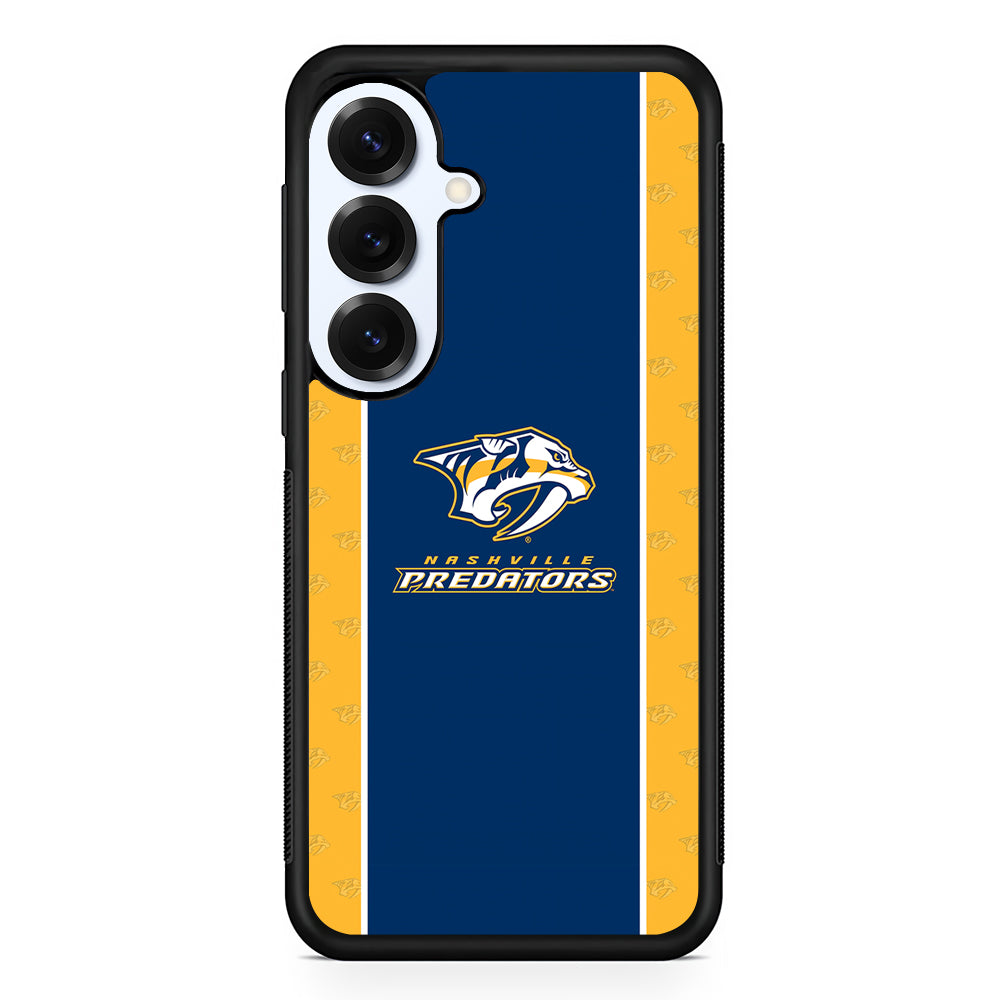 Nashville Predators Logo Samsung Galaxy S25 Plus Case | Slim Rubber Cover for Samsung Galaxy S25 Plus