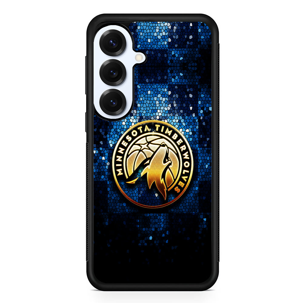 Minnesota Timberwolves Gold Samsung Galaxy S25 Plus Case | Slim Rubber Cover for Samsung Galaxy S25 Plus