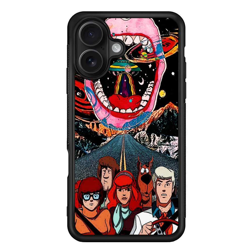 Scooby Doo Hippie Art iPhone 16 Case - Oxvistore