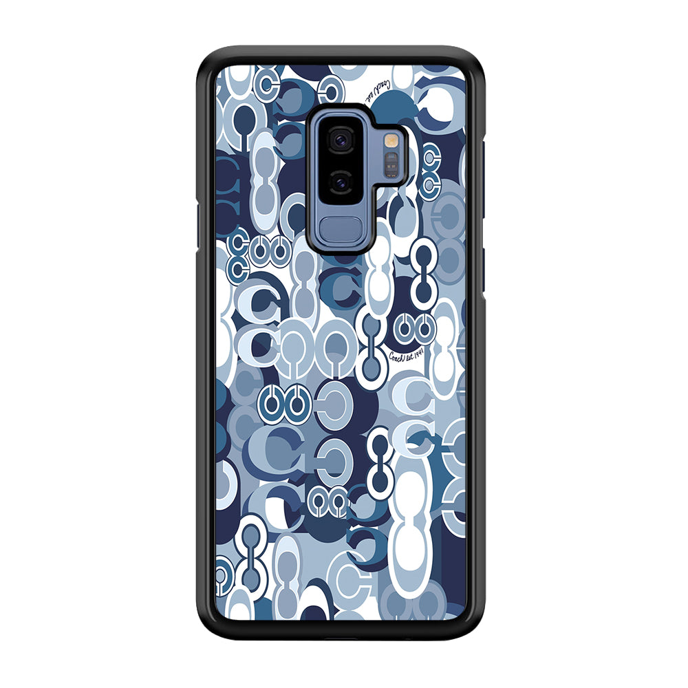 Coach Blue Samsung Galaxy S9 Plus Case | Slim Rubber Case for Samsung Galaxy S9 Plus