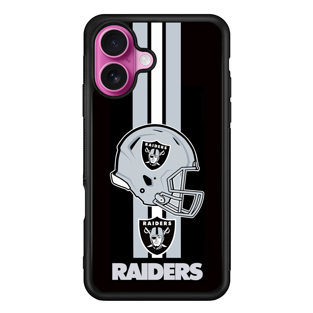 Las Vegas Raiders Helmet iPhone 17 Case | Slim Protective Rubber Phone Cover