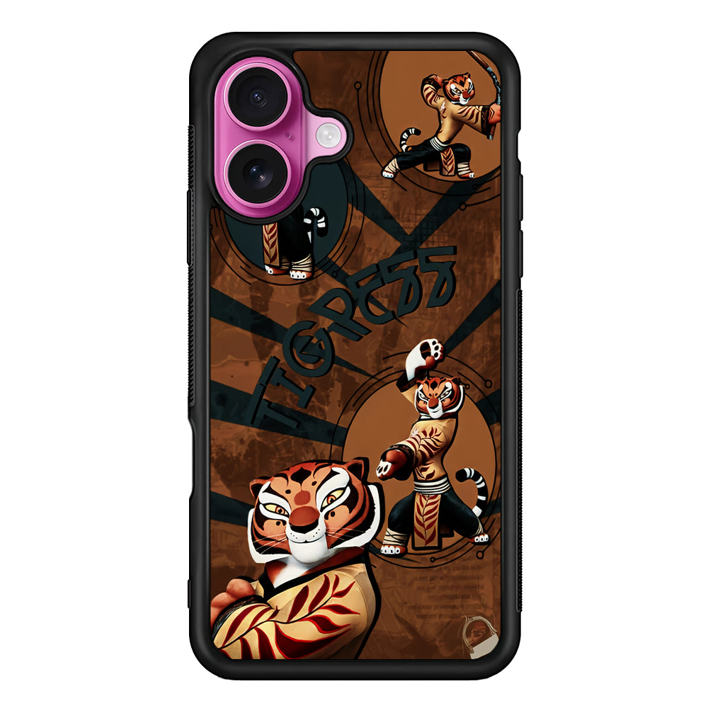 Kung Fu Panda Tigress iPhone 17 Case | Slim Protective Rubber Phone Cover
