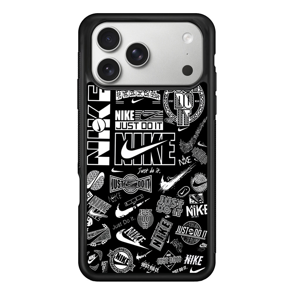 Cool Nike Logo Black White iPhone 17 Pro Case | Slim Protective Case for iPhone 17 Pro