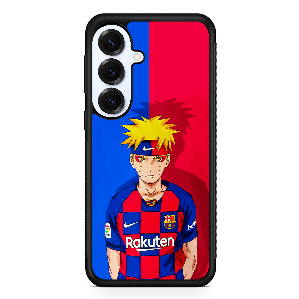 Naruto Barcelona Fc Jersey Samsung Galaxy S25 Plus Case | Slim Rubber Cover for Samsung Galaxy S25 Plus