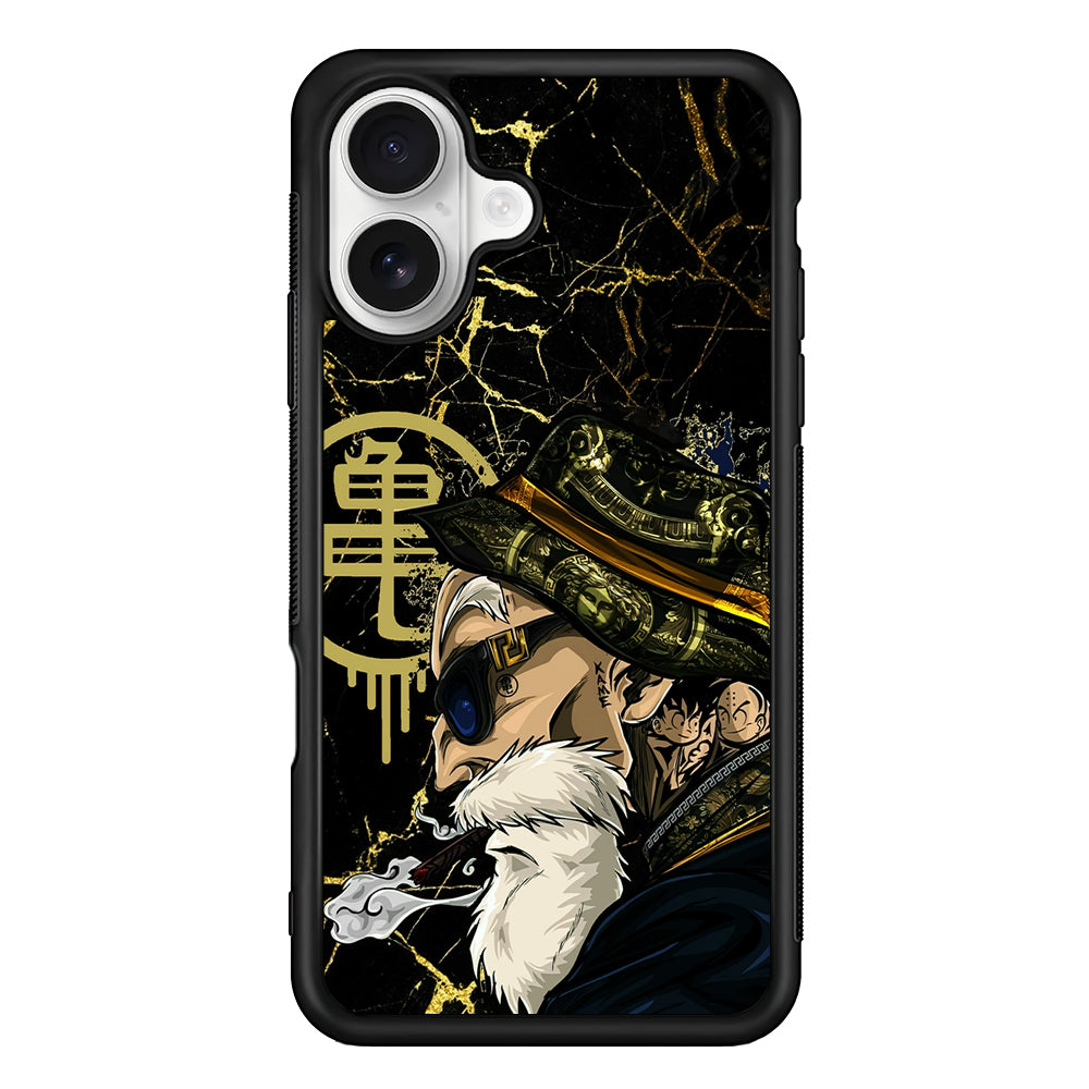 Master Roshi Hypebeast iPhone 16 Plus Case | Durable Protective Rubber Cover