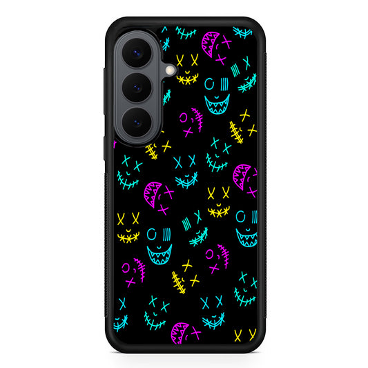 Neon Masks Smile Samsung Galaxy S26 Plus Case | Slim Rubber Case for Samsung Galaxy S26 Plus