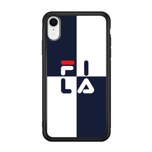 Fila Box Word iPhone XR Case | Slim Rubber Case for iPhone XR