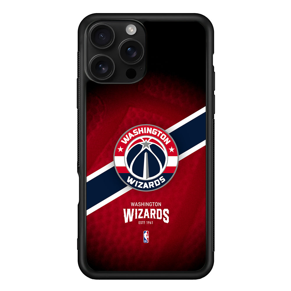 Washington Wizards Logo iPhone 16 Pro Case | Durable Protective Case for iPhone 16 Pro