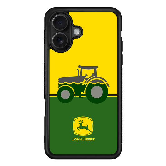 John Deere Yellow Sky iPhone 16 Case | Slim Rubber Case for iPhone 16