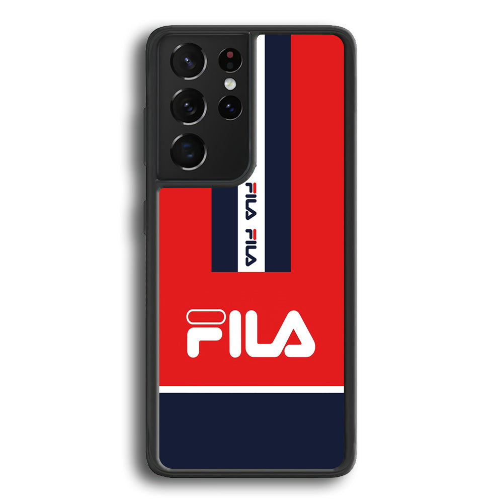Fila Suit of Identity Samsung Galaxy S24 Ultra Case | Slim Rubber Case for Samsung Galaxy S24 Ultra