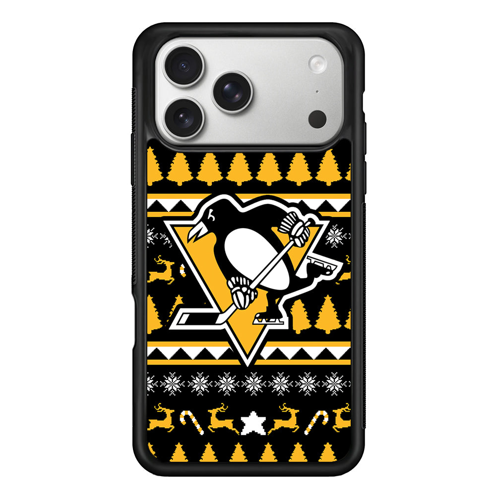 Pittsburgh Penguins Logo iPhone 17 Pro Case | Slim Rubber Case for iPhone 17 Pro