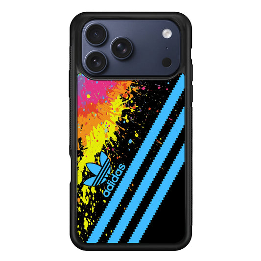 Adidas Stripe Paint iPhone 17 Pro Max Case | Durable Rubber Case for iPhone 17 Pro Max