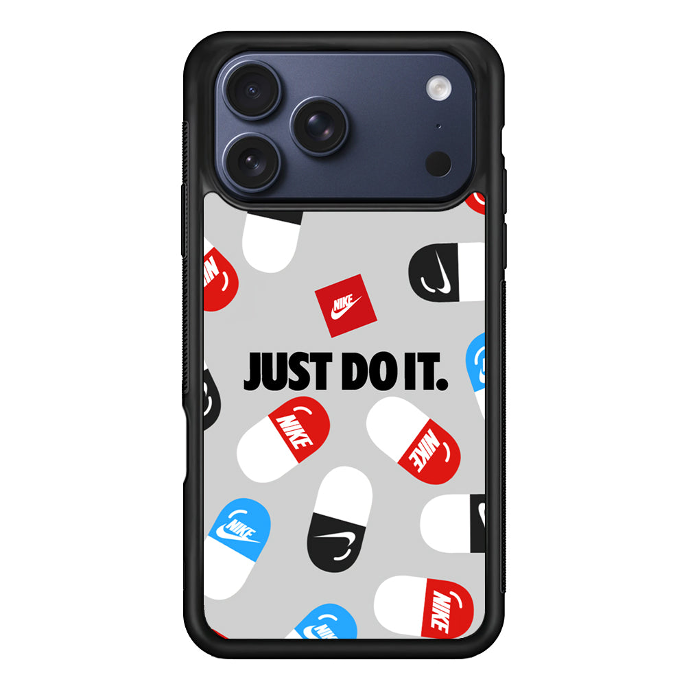 Nike Chill Pill Patern iPhone 17 Pro Max Case | Durable Rubber Case for iPhone 17 Pro Max